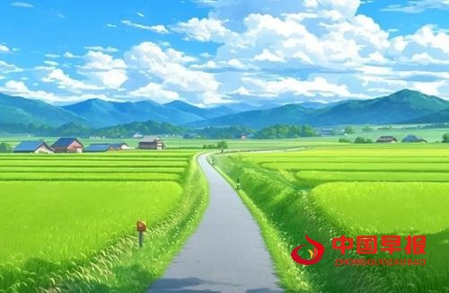 杜鸿：《绣花田园》(图1)